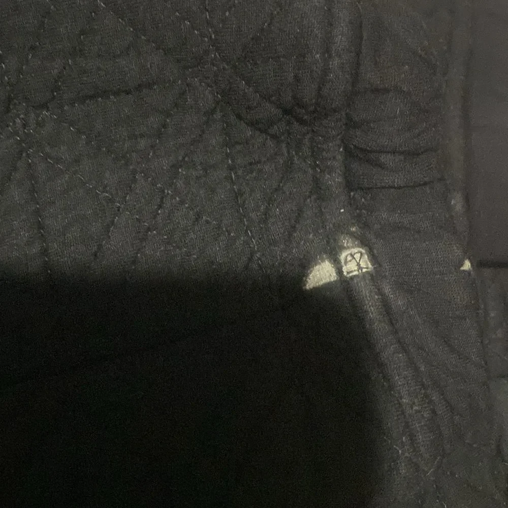 J. Crew Black Quilted Bomber jacket, size M